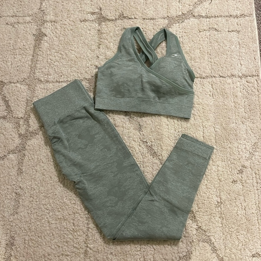 Gymshark Camo Seamless Set